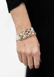 Opal and Mixed Gemstone Beaded Bracelet