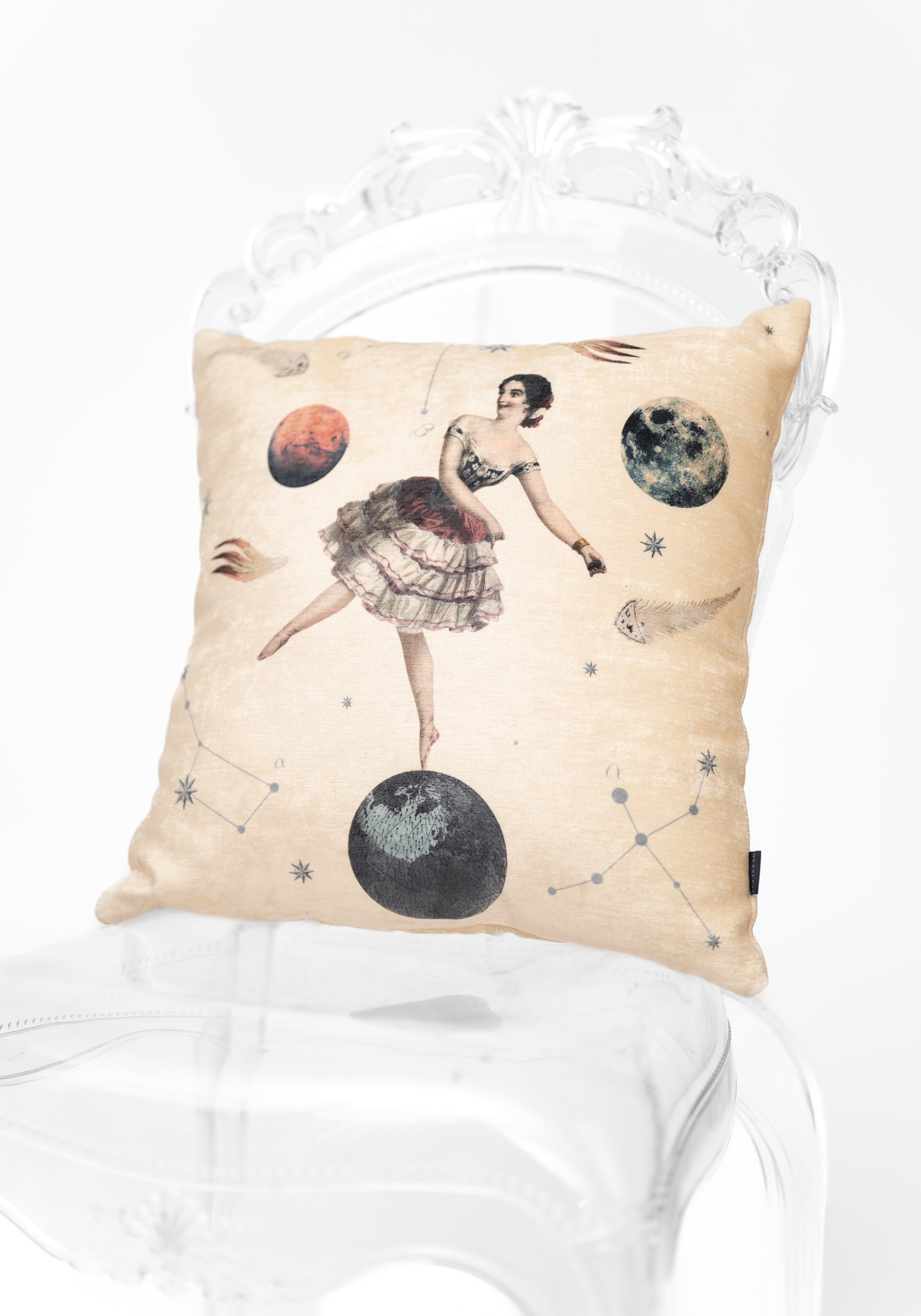 Kingdom Ballerina Velvet Pillow