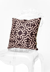 Green Regina Bestiario Velvet Pillow