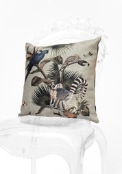 Selva Vintage Leaves Velvet Pillow