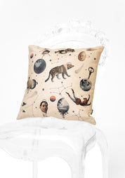 Animal Kingdom Velvet Pillow