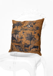 Cleopatra Animals Velvet Pillow