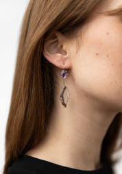 14k-18k Gold Banded Agate Drops