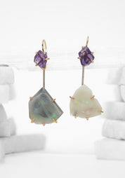 14k-18k Gold Australian Opal Drops