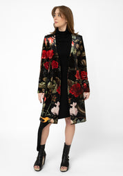 Roses Velvet Kimono