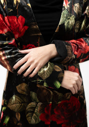 Roses Velvet Kimono