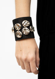 Studded Leather Cuff Bracelet