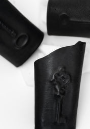 Leather Hidden Key Cuff