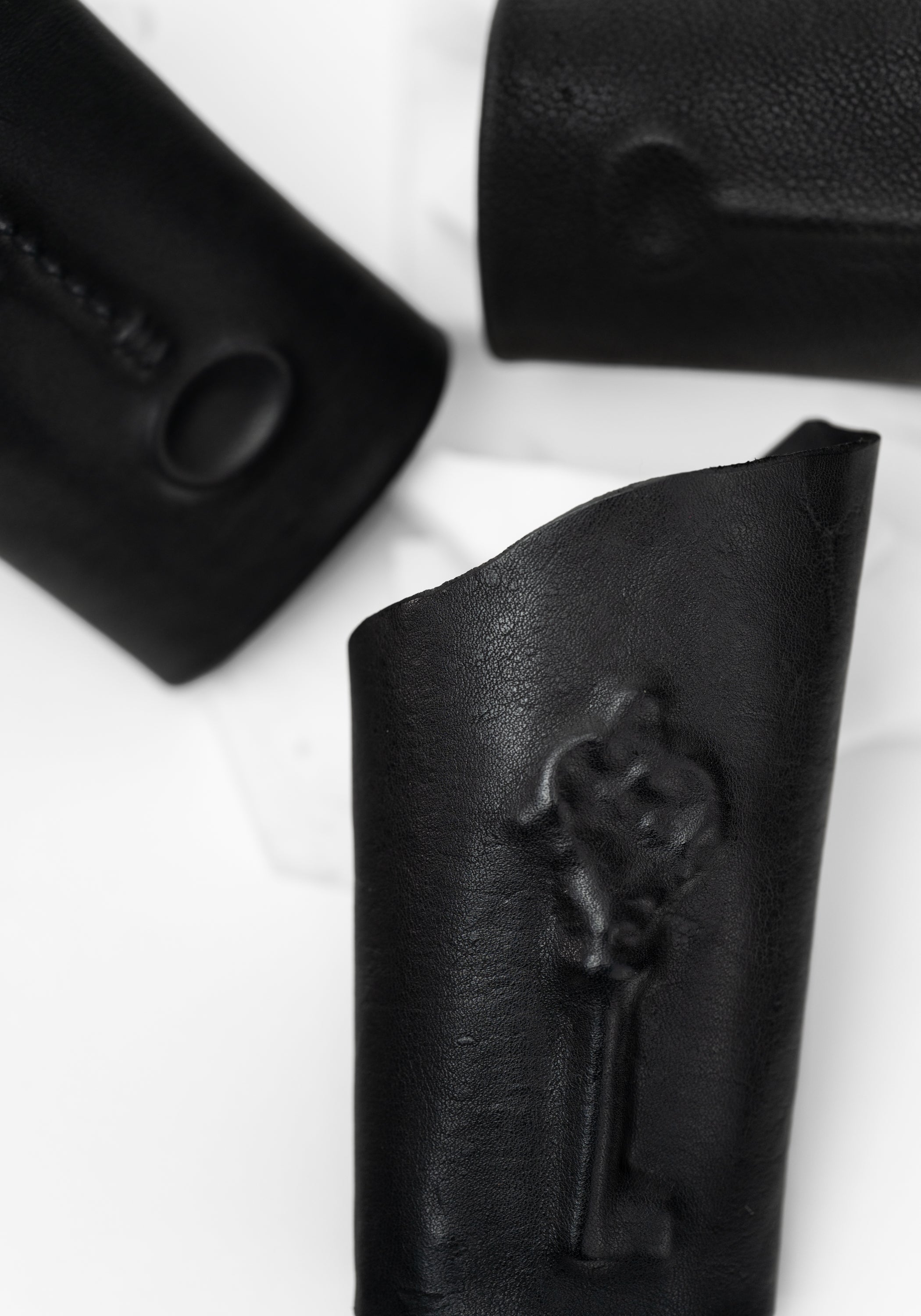 Leather Hidden Key Cuff
