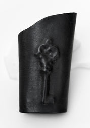 Leather Hidden Key Cuff