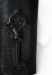 Leather Hidden Key Cuff