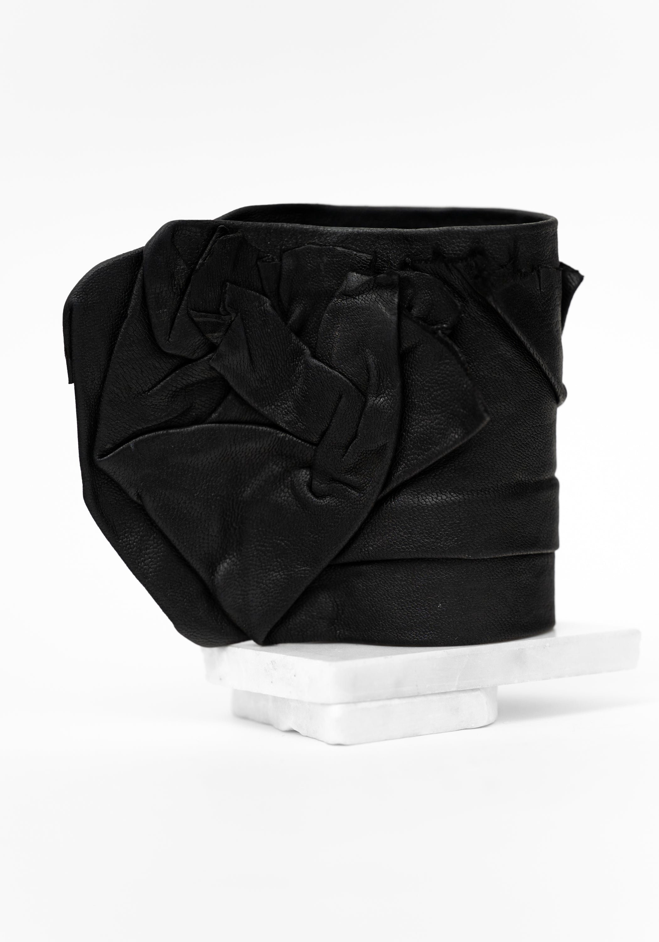 Leather Textured Wrap Cuff