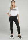 Cropped Fitted Stretch Pants | Rundholz