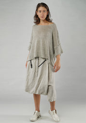 Drop Shoulder Knit Pullover