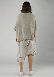 Drop Shoulder Knit Pullover
