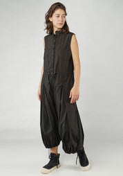 Pleat Details Full Leg Jumpsuit