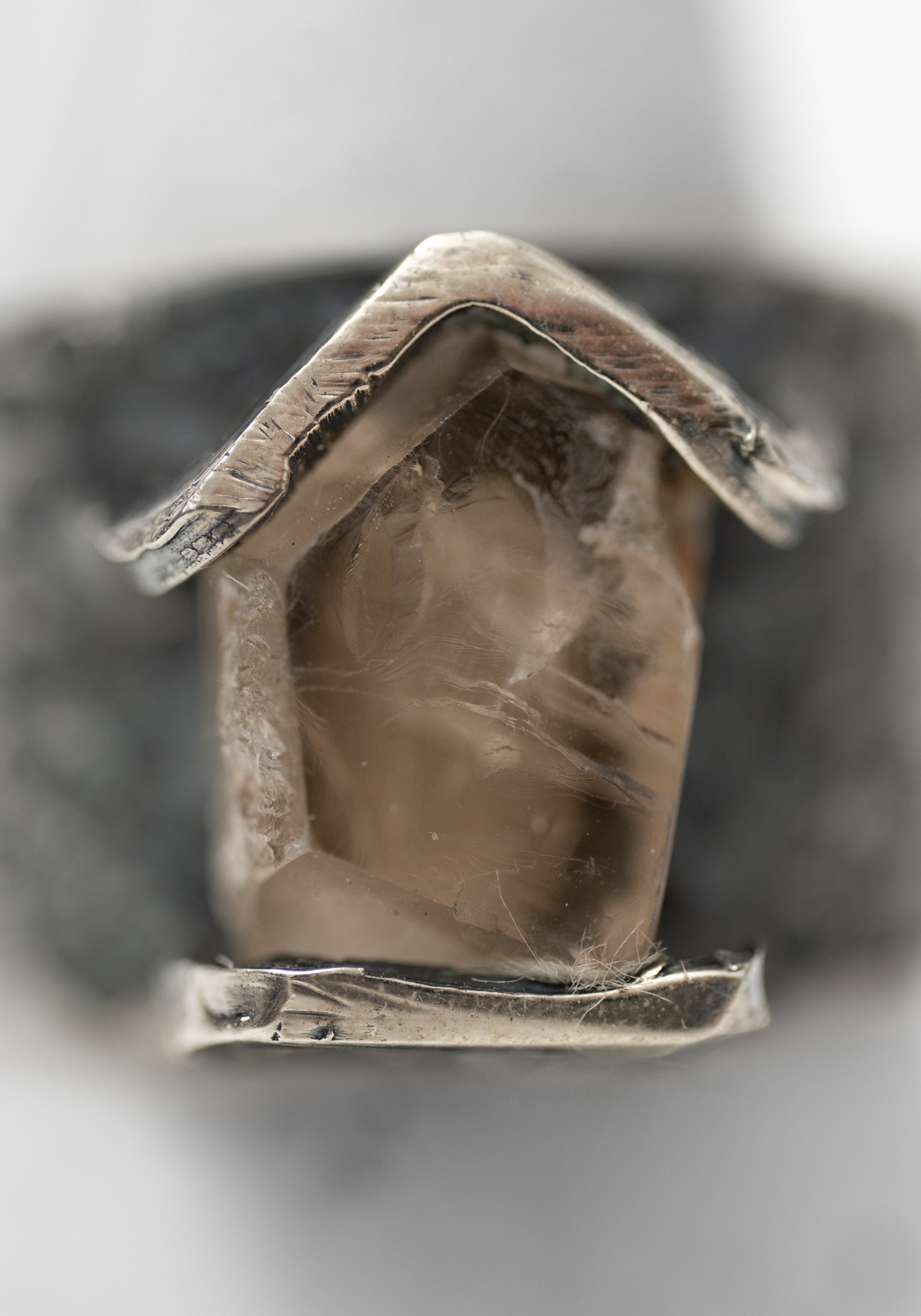 Sterling Pointed Bar Set Herkimer Ring - December Thieves