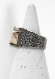 Sterling Pointed Bar Set Herkimer Ring - December Thieves