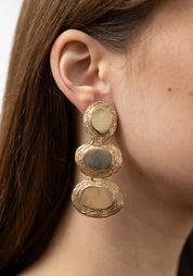 Brass Brine Earrings