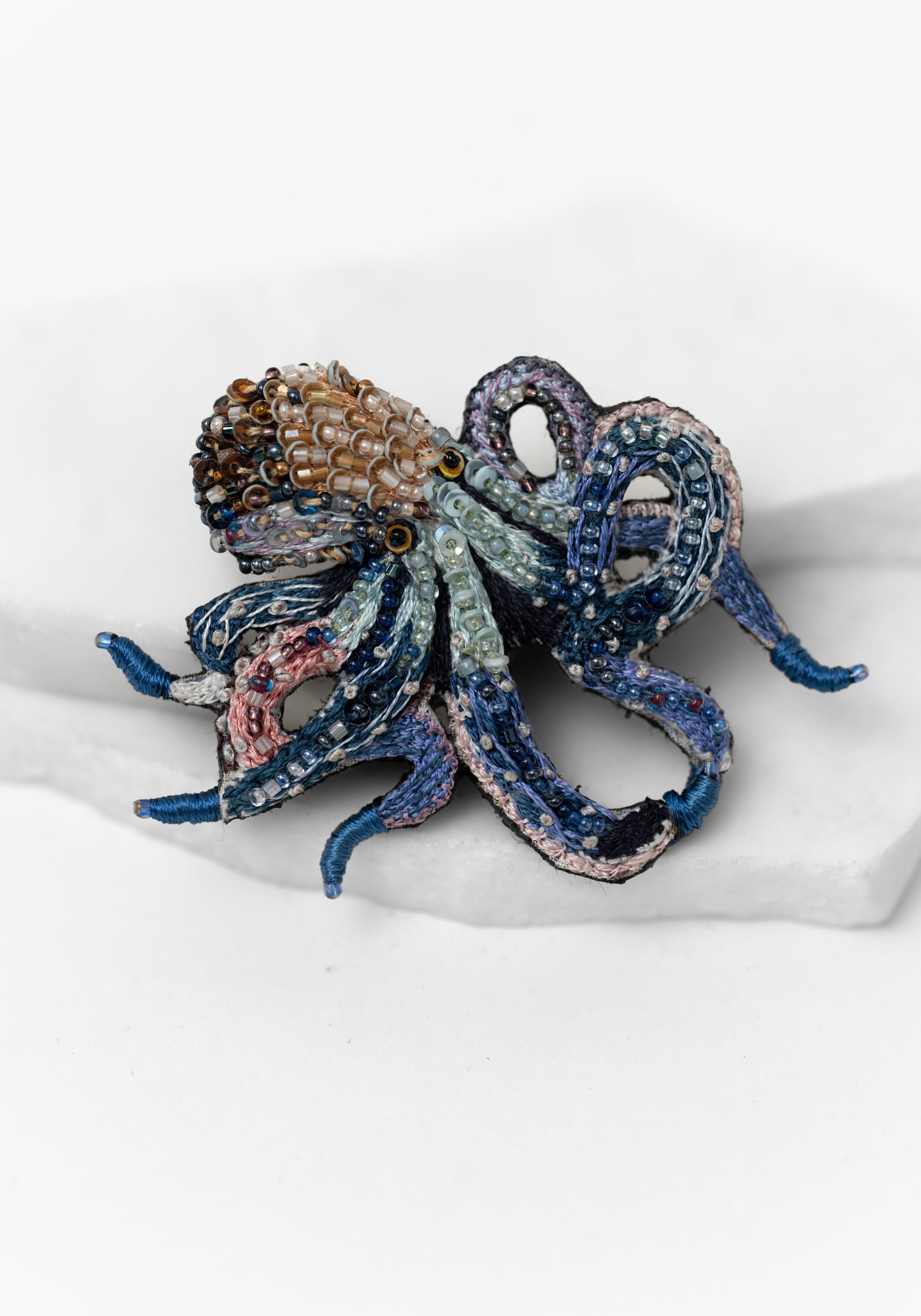 Day Octopus Embroidered Pin - December Thieves