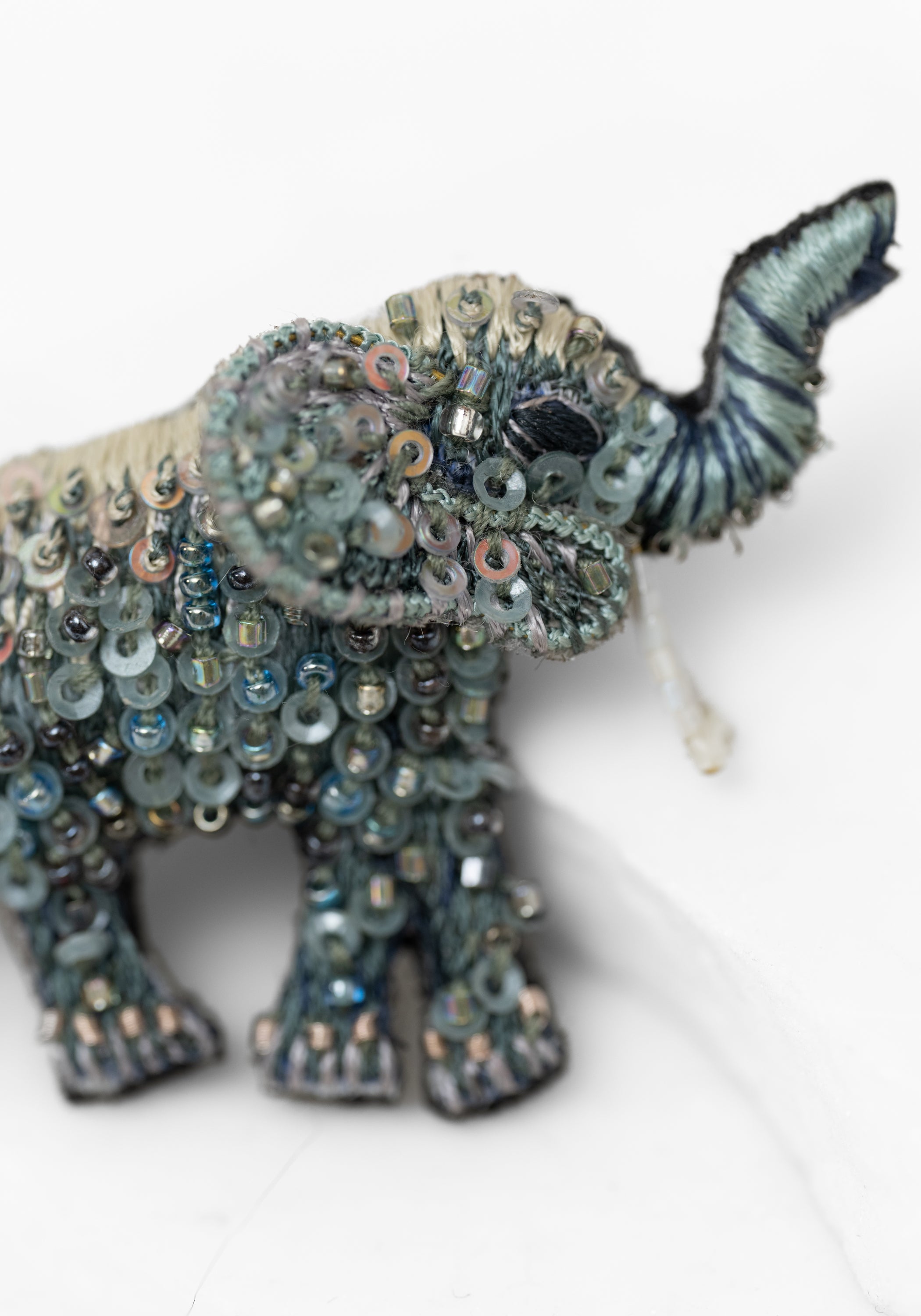 Forest Elephant Embroidered Pin - December Thieves
