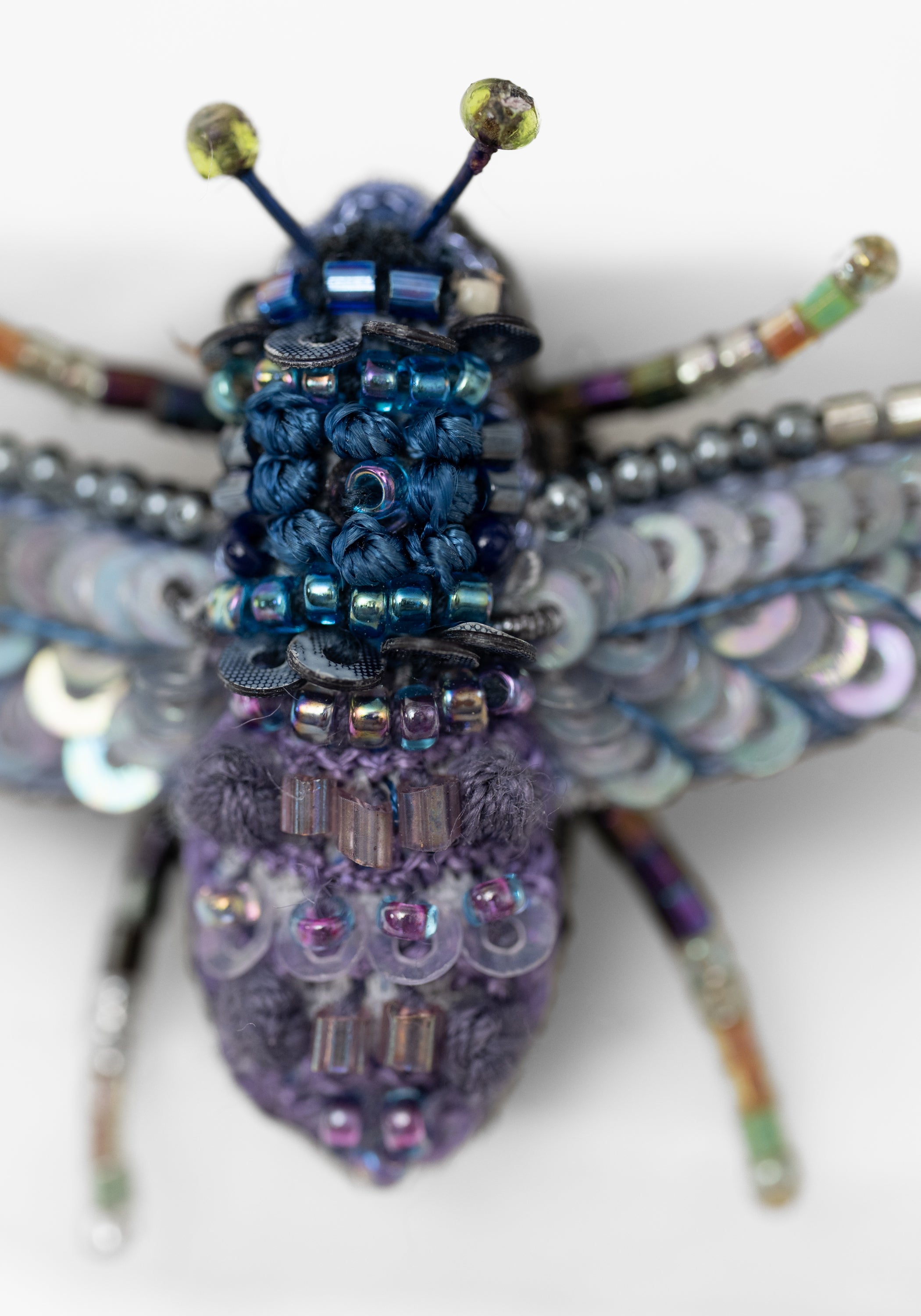Violet Carpenter Bee Embroidered Pin - December Thieves