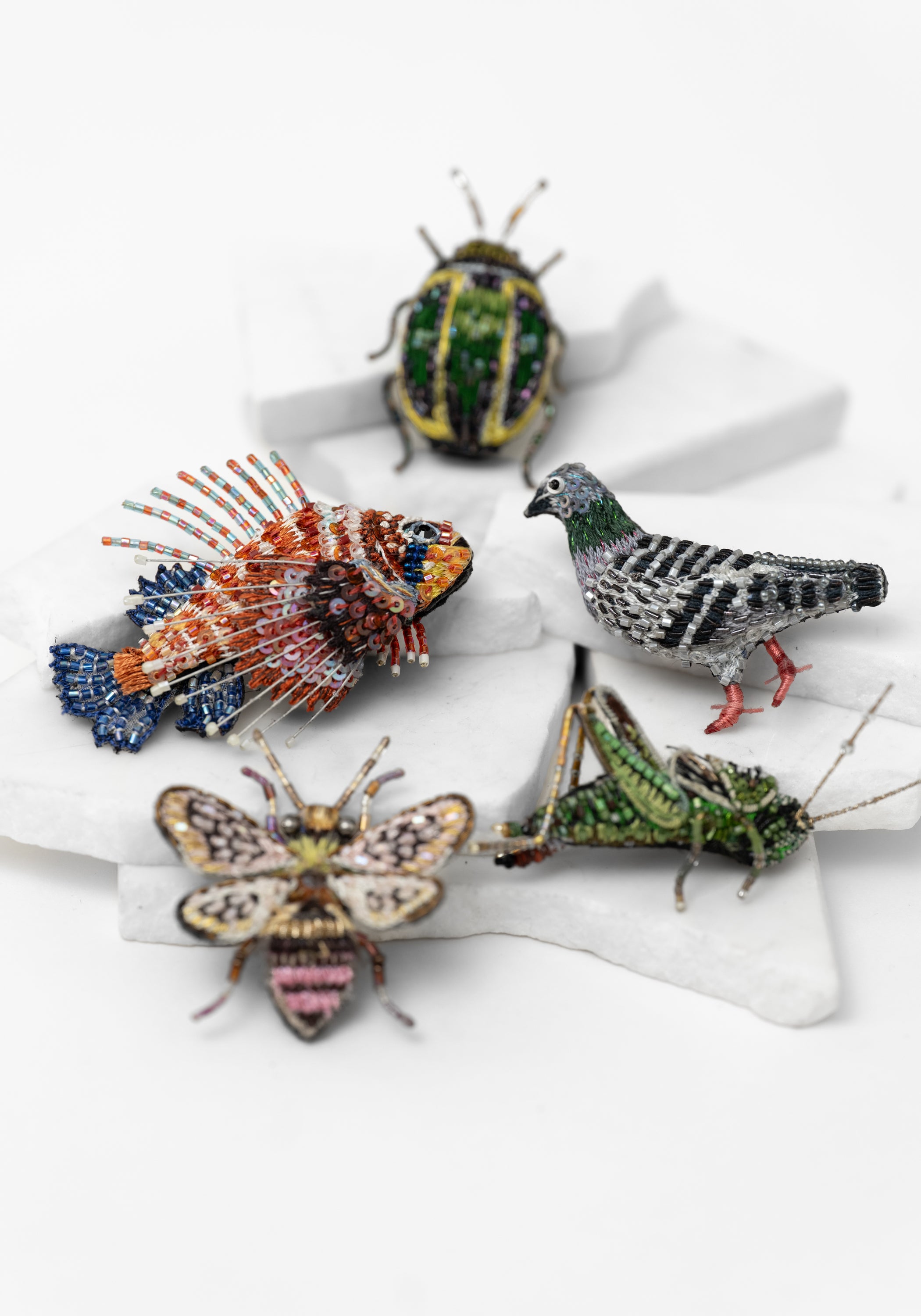 Homing Pigeon Embroidered Pin - December Thieves