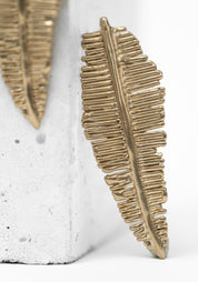 Brass Palmita Earrings