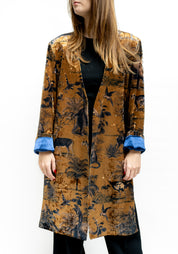 Printed Velvet Cleopatra Kimono