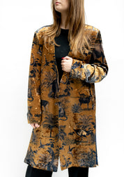 Printed Velvet Cleopatra Kimono