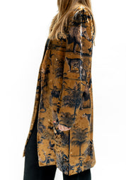 Printed Velvet Cleopatra Kimono