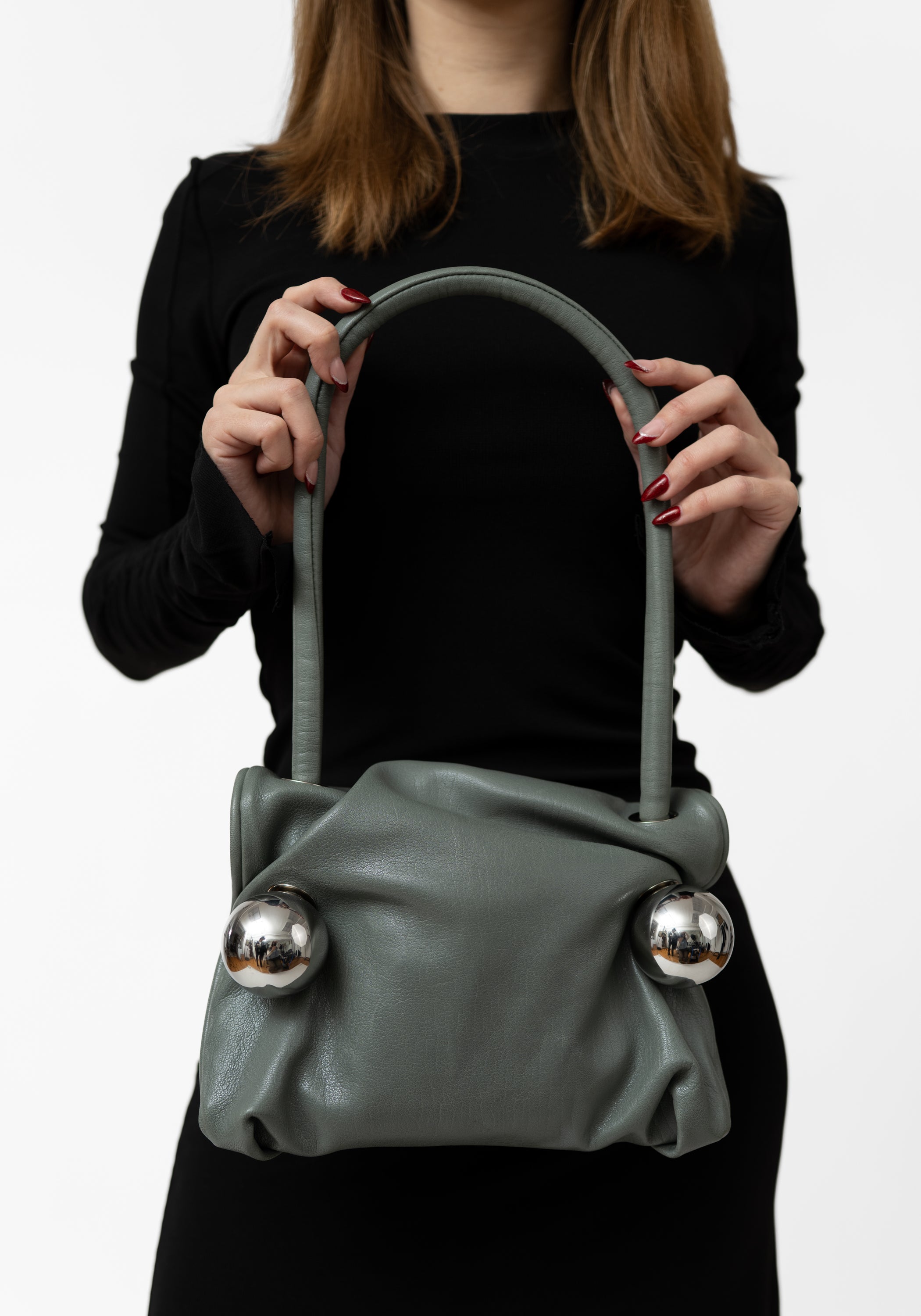 Cement Leather Petite Kimi A Bag
