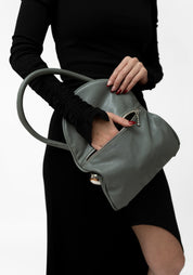 Cement Leather Petite Kimi A Bag