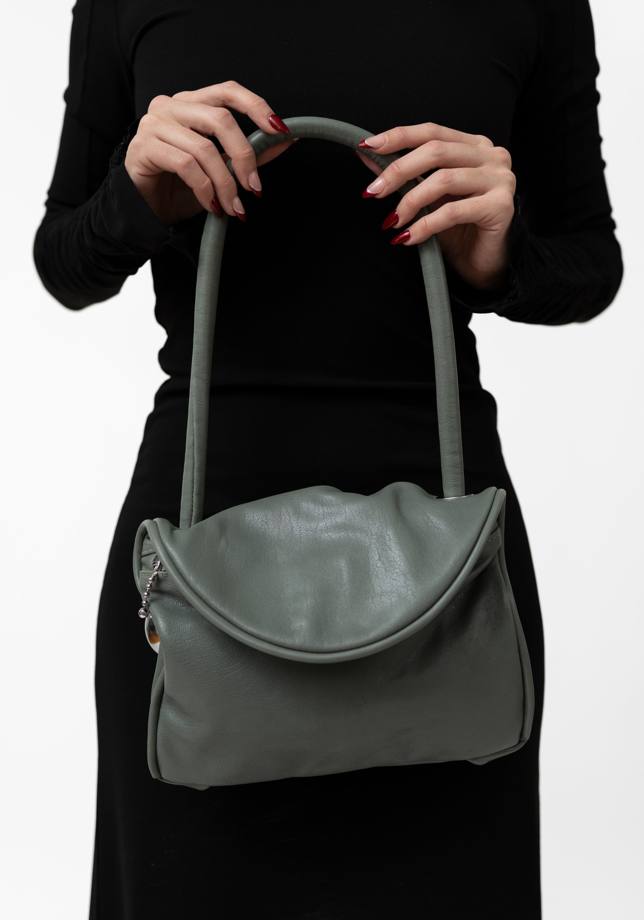 Cement Leather Petite Kimi A Bag