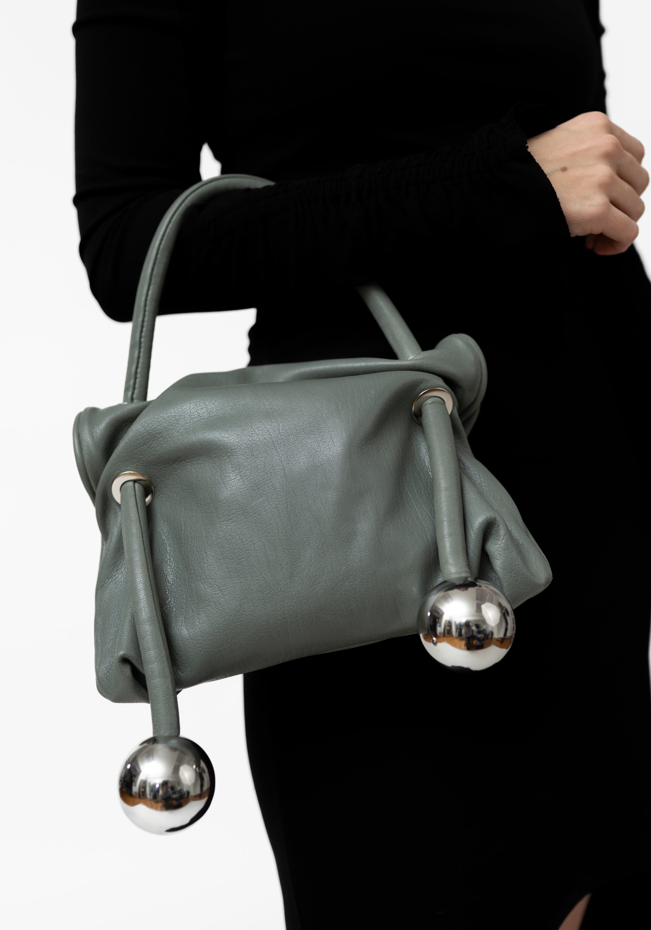 Cement Leather Petite Kimi A Bag