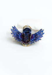 Regal Beetle Embroidered Pin