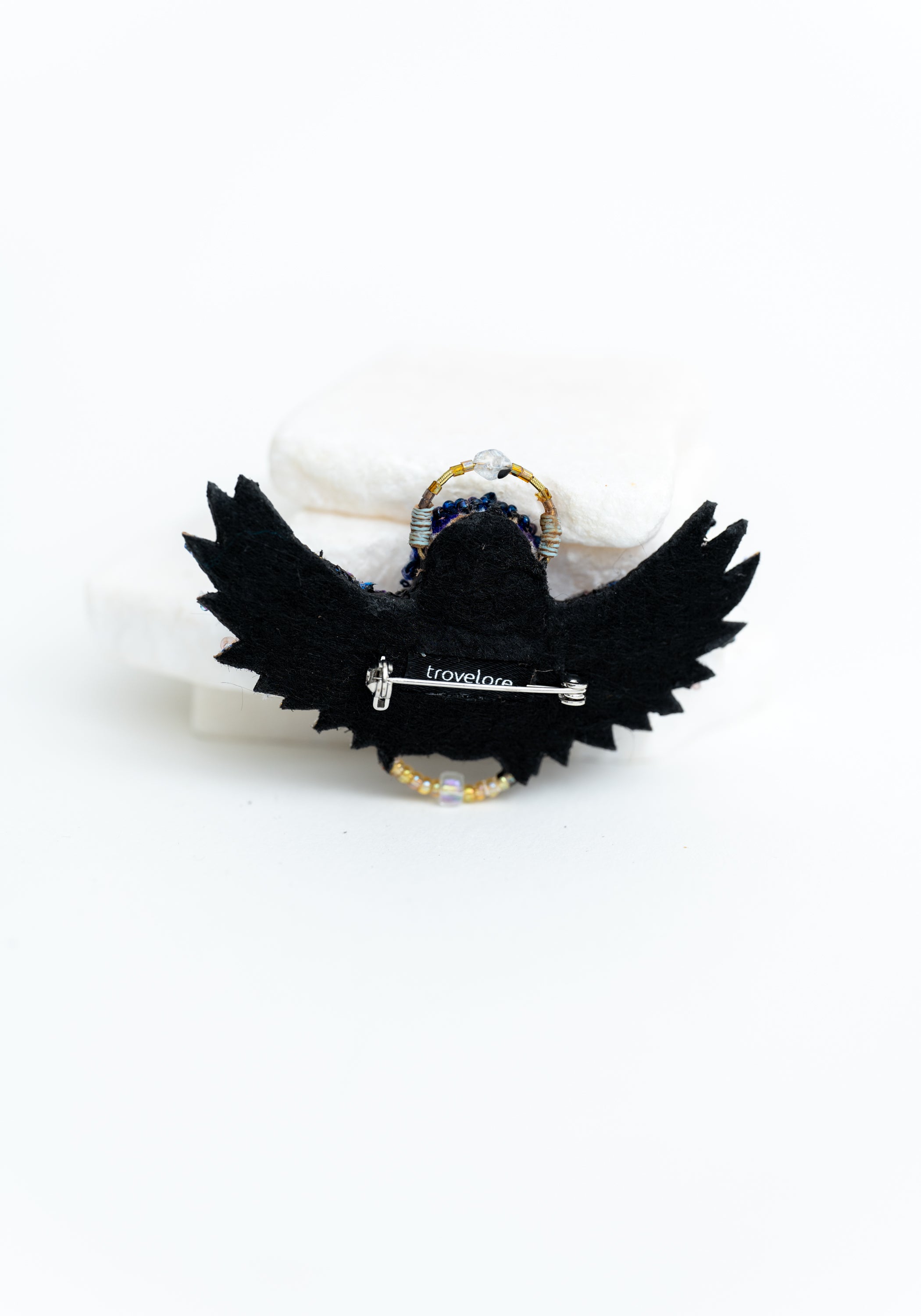Regal Beetle Embroidered Pin