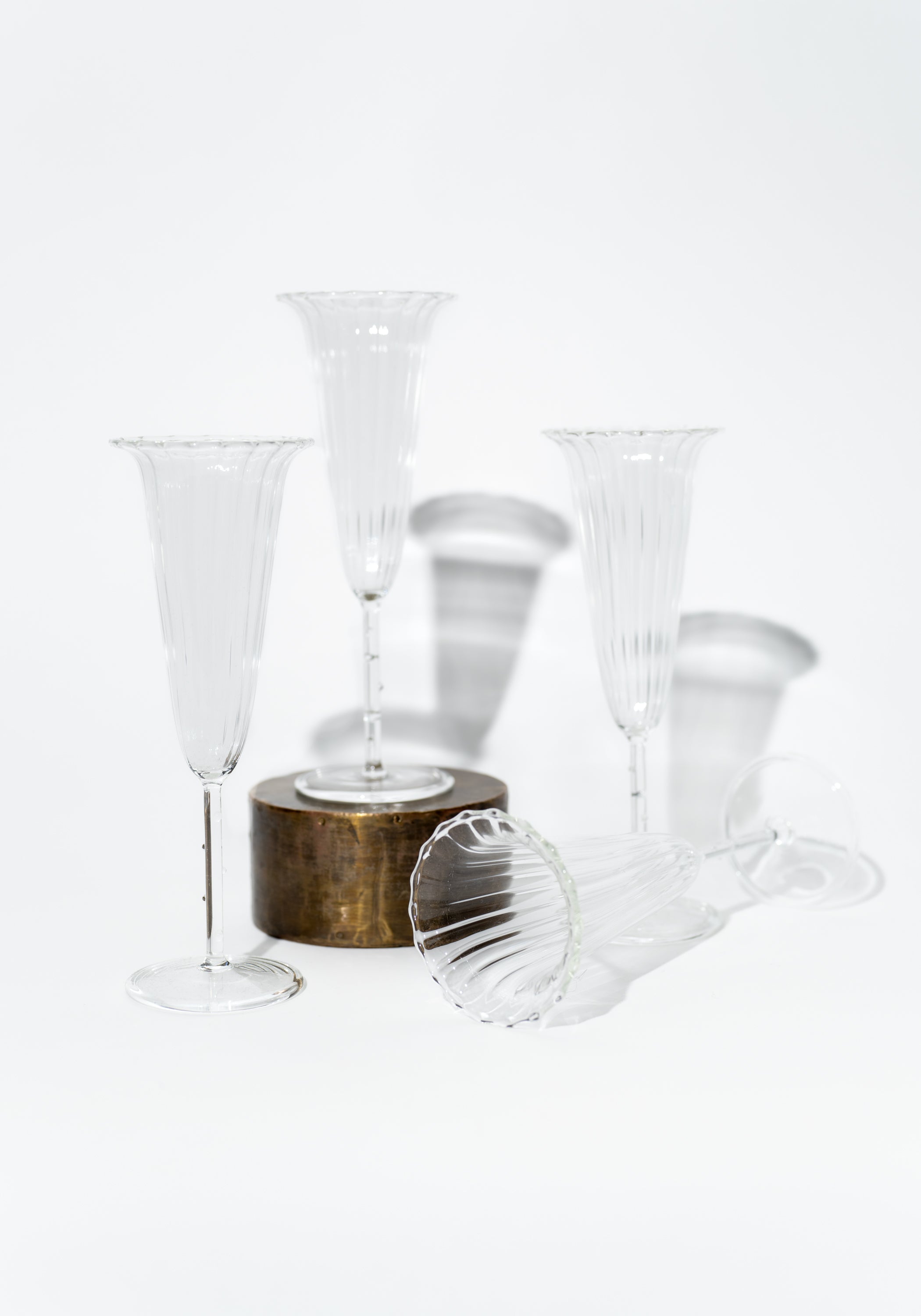 Clear Angle Flute (Set of 4)
