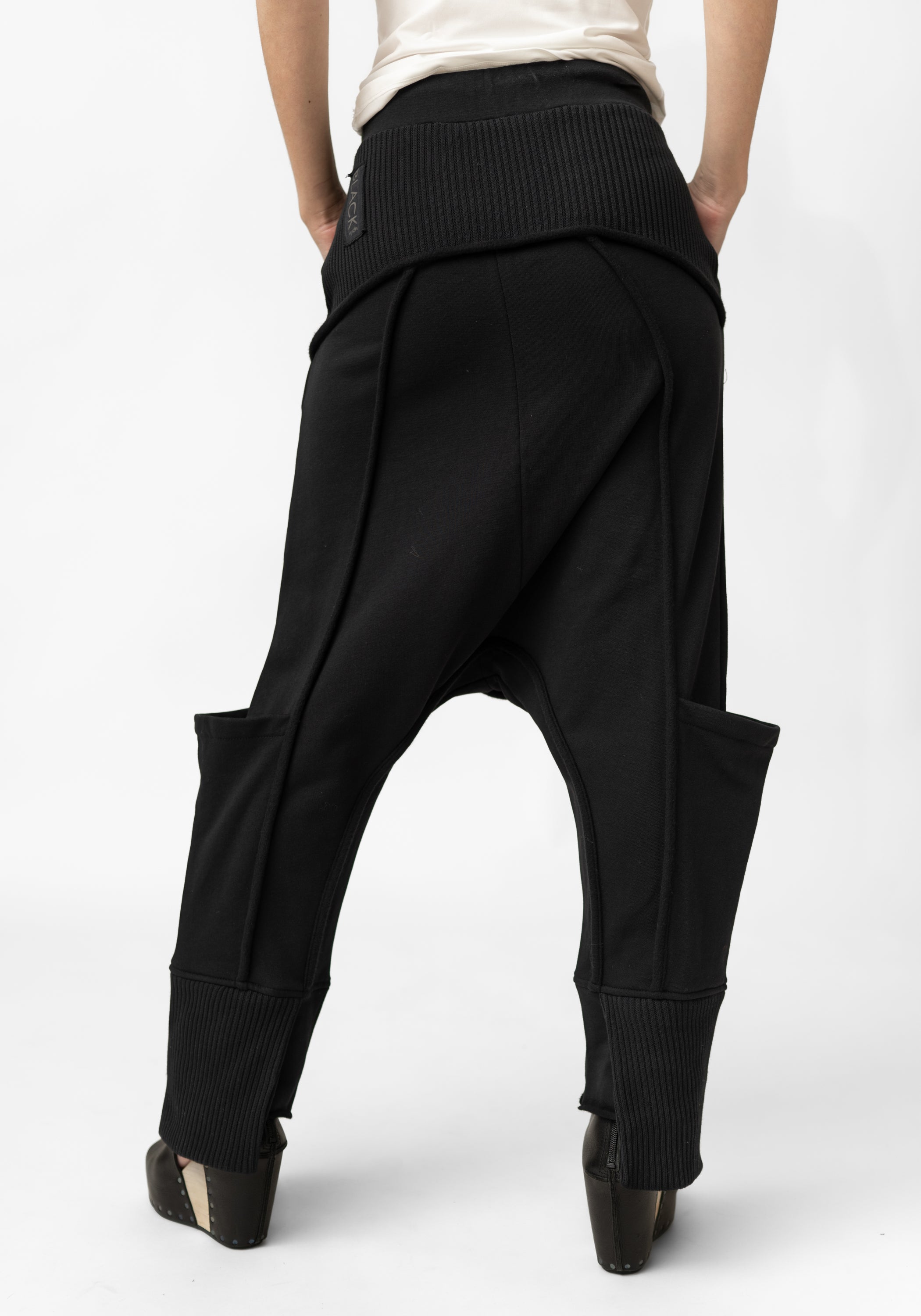 Paneled Drop Seat Pocket Detail Jogger Pant - December Thieves