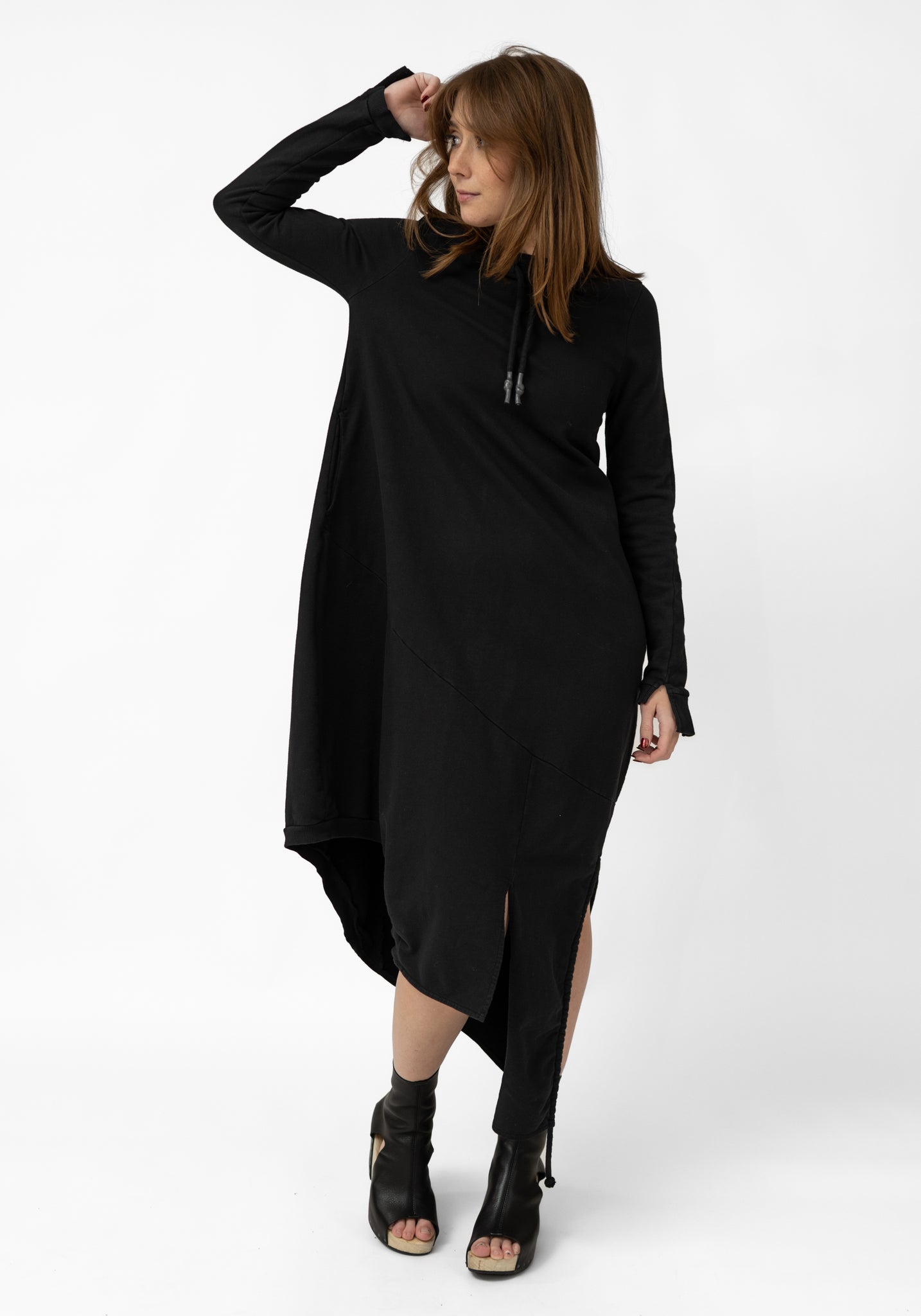 Oversized Cut-Out Detail Jersey Bubble Dress | BLACK by K&M December Thieves Oversized Cut-Out Detail Jersey Bubble Dress | BLACK by K&M December Thieves