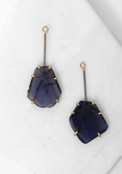 14k-18k Gold Iolite Drops