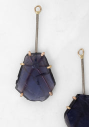 14k-18k Gold Iolite Drops