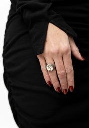 'Tulip Portrait' Sterling Ring - December Thieves
