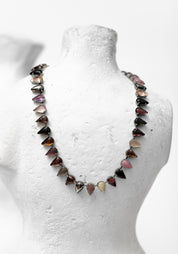 Sterling Plated Fang Layering Choker