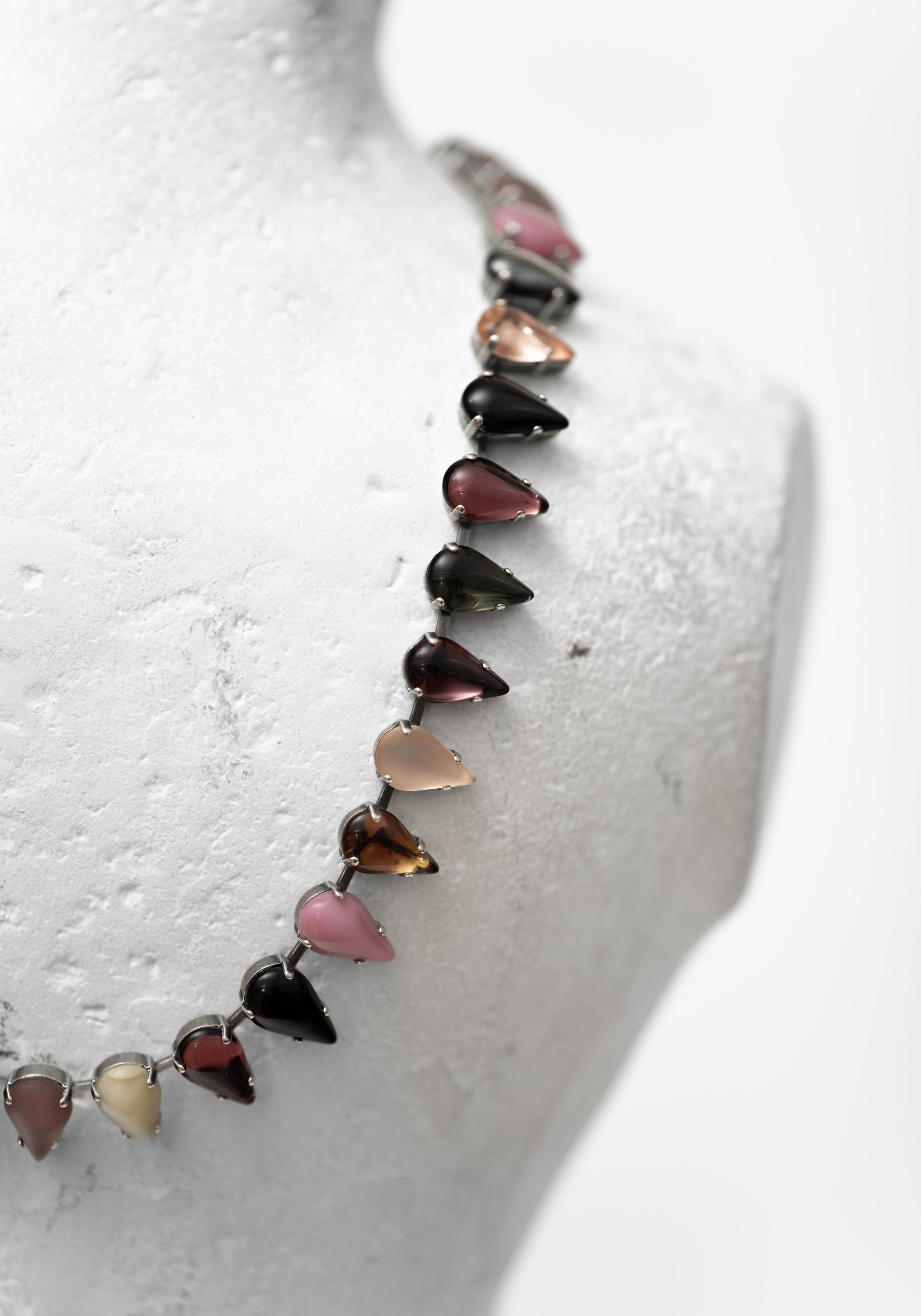 Sterling Plated Fang Layering Choker