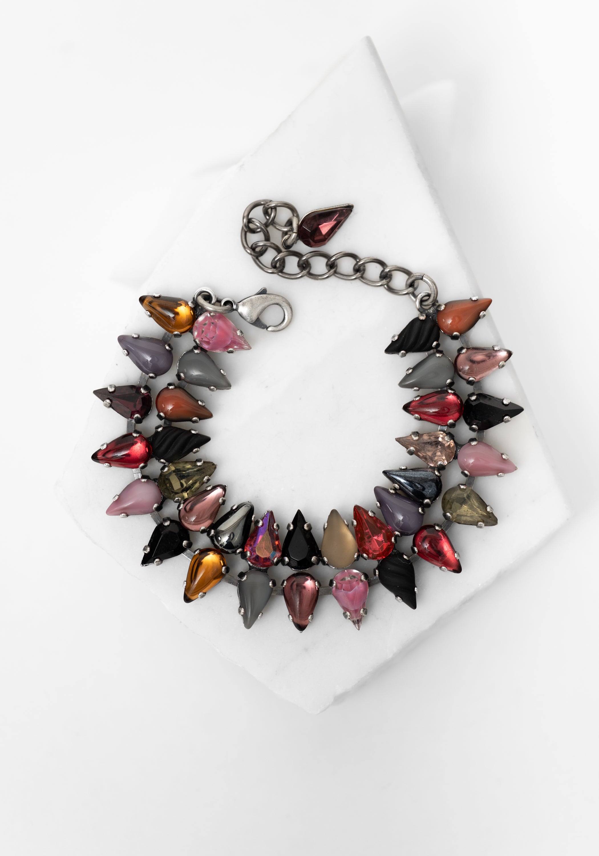 Sterling Plated Double Mini Fang Bracelet