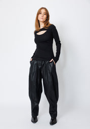 Eyona Cut Out Detail Long Sleeve T-Shirt
