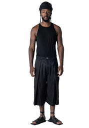 Heron Pleat Front Drop Seat Shorts - December Thieves