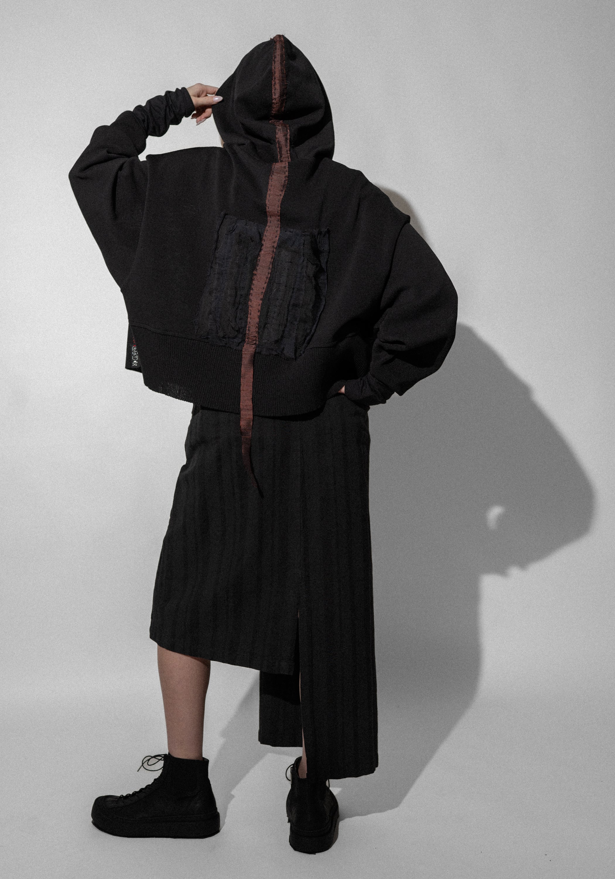 Klimt Embroidered Back Hooded Sweatshirt - December Thieves