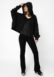 Klimt Embroidered Back Hooded Sweatshirt - December Thieves